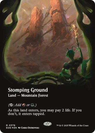 Stomping Ground proxy card MTG Edge of Eternities
