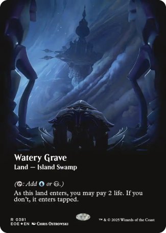 Watery Grave proxy card MTG Edge of Eternities