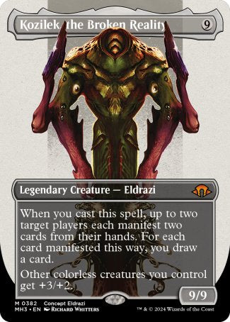 Kozilek, the Broken Reality proxy card MTG Modern Horizons 3