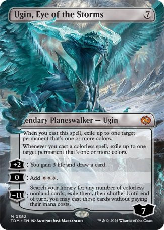 Ugin, Eye of the Storms // Ugin, Eye of the Storms proxy card MTG Tarkir: Dragonstorm