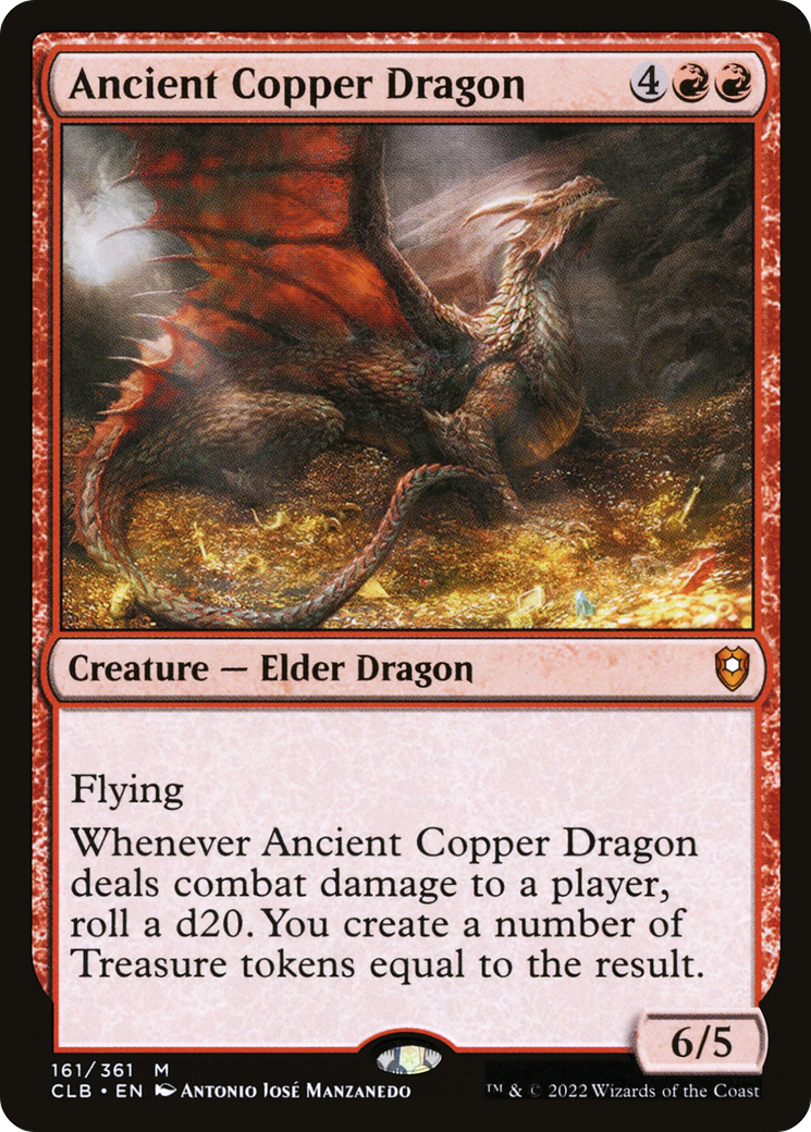 Ancient Copper Dragon MTG proxy card