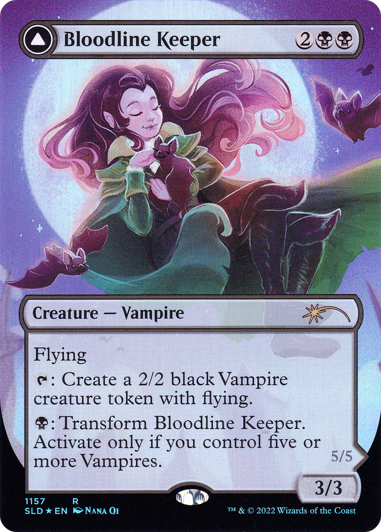 Bloodline Keeper // Lord of Lineage MTG proxy card