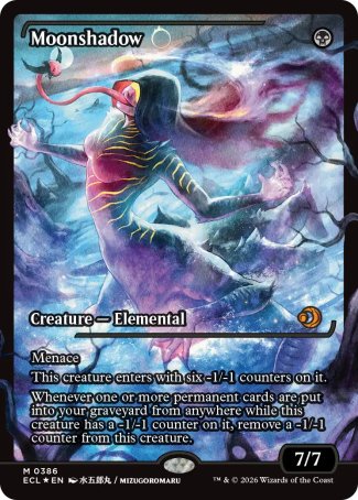 Moonshadow proxy card MTG Lorwyn Eclipsed
