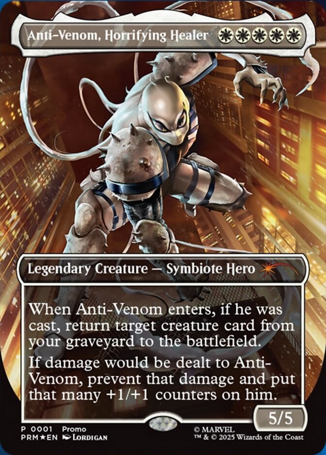 Anti-Venom, Horrifying Healer MTG proxy card