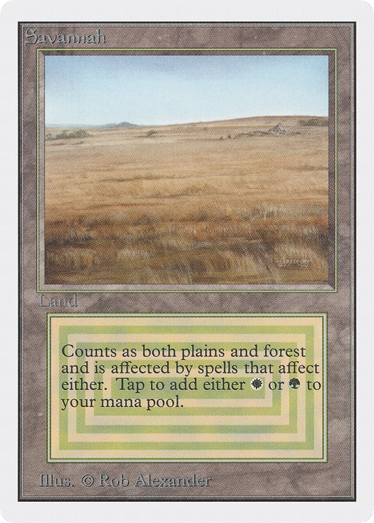 Savannah MTG proxy card