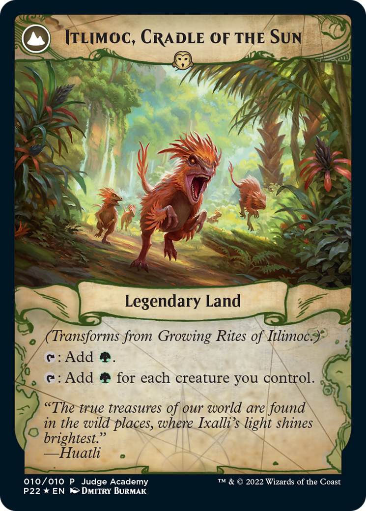 Itlimoc, Cradle of the Sun - back face MTG proxy card