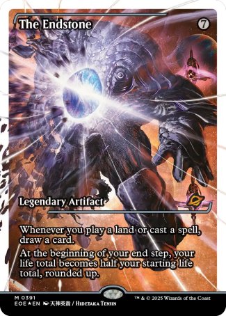 The Endstone proxy card MTG Edge of Eternities