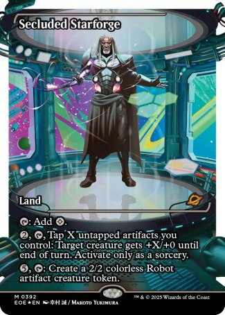 Secluded Starforge proxy card MTG Edge of Eternities