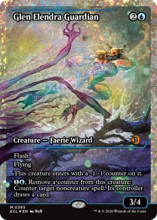 Glen Elendra Guardian proxy card MTG Lorwyn Eclipsed