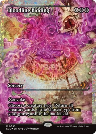 Bloodline Bidding proxy card MTG Lorwyn Eclipsed