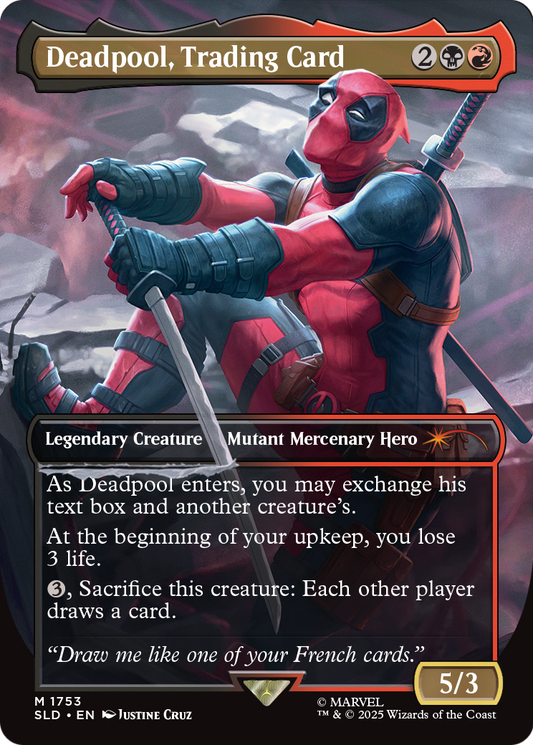 Deadpool, Trading Card MTG proxy card