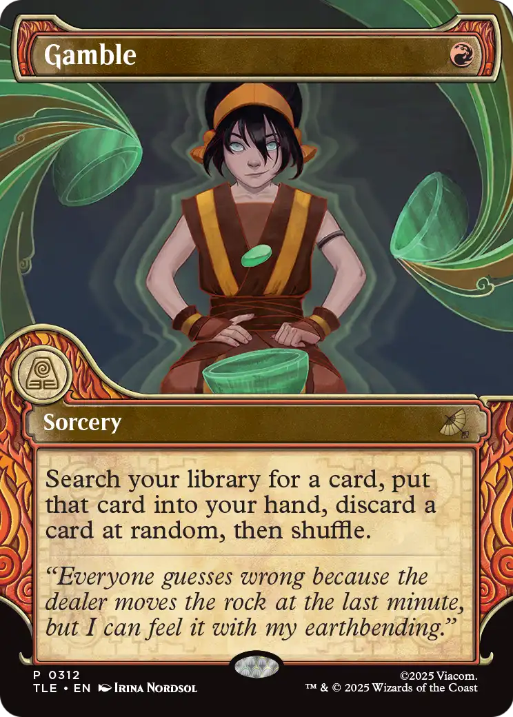 Gamble MTG proxy card