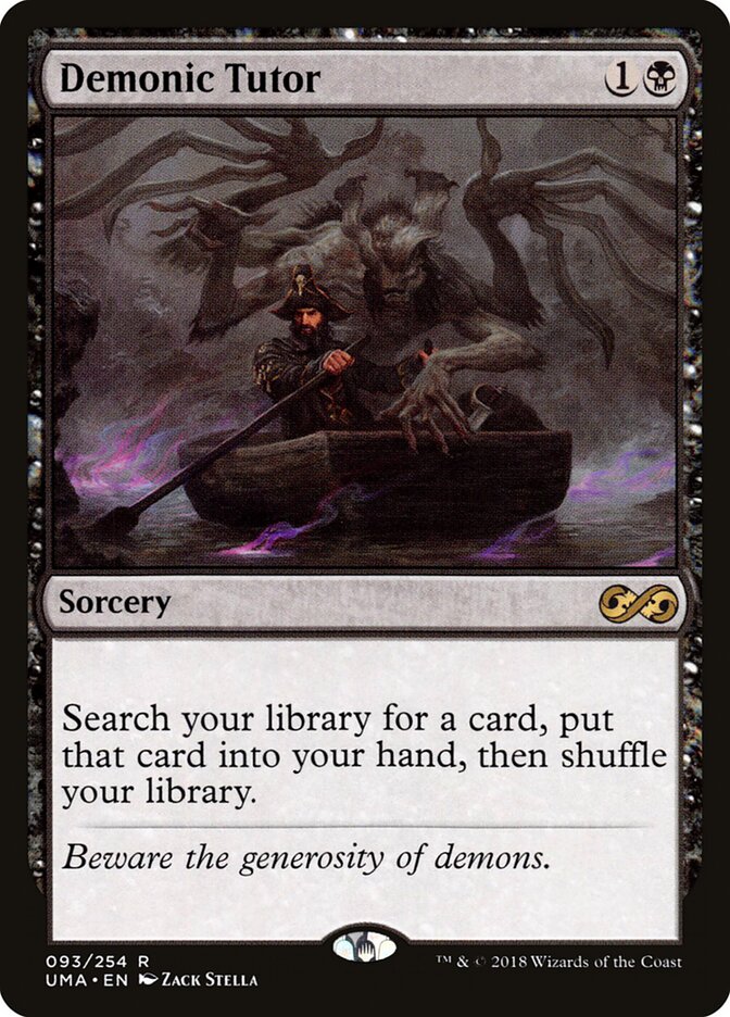 Demonic Tutor MTG proxy card