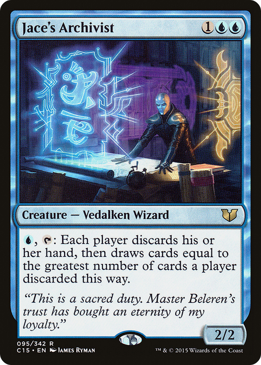 Jace's Archivist MTG proxy card