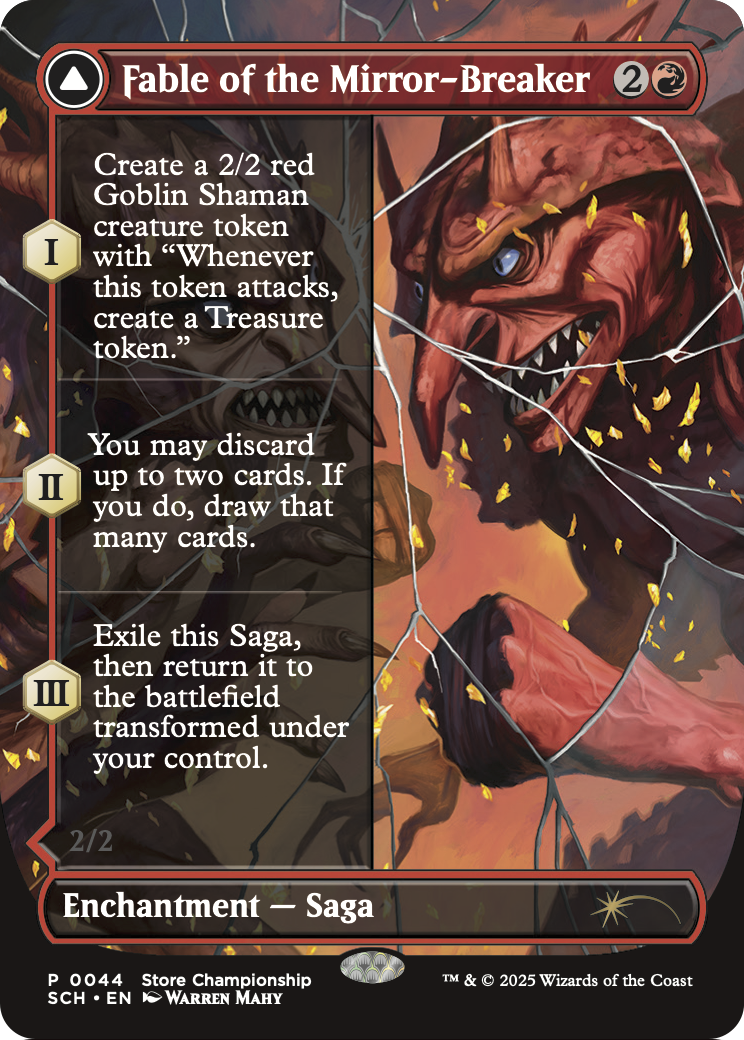 Fable of the Mirror-Breaker // Reflection of Kiki-Jiki MTG proxy card