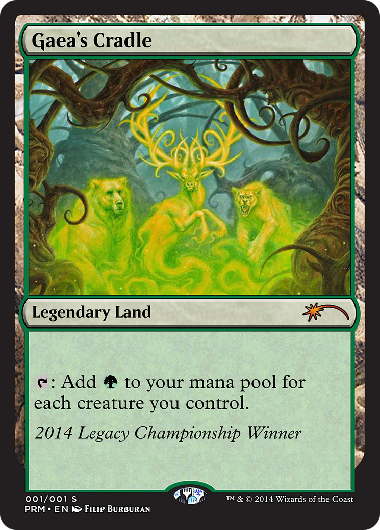 Gaea's Cradle MTG proxy card