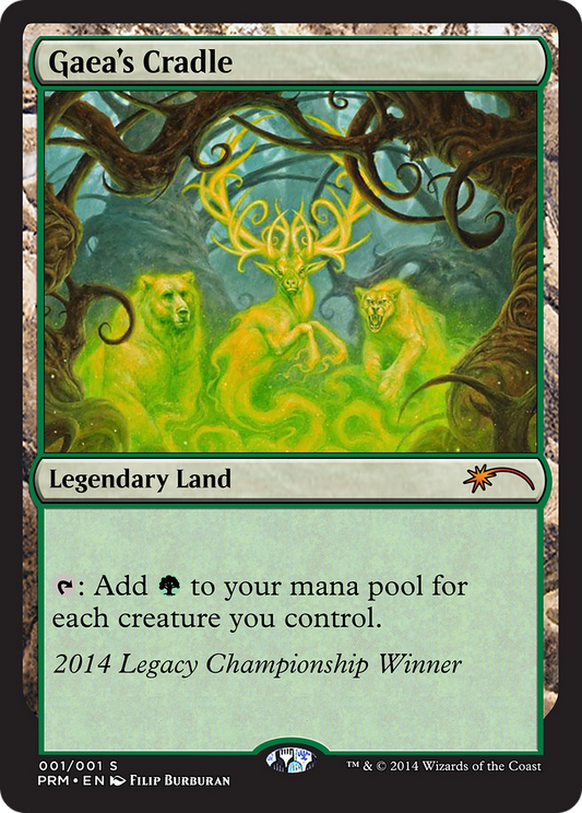 Gaea's Cradle MTG proxy card