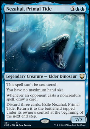 Nezahal, Primal Tide proxy card MTG Commander Legends
