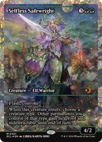 Selfless Safewright proxy card MTG Lorwyn Eclipsed