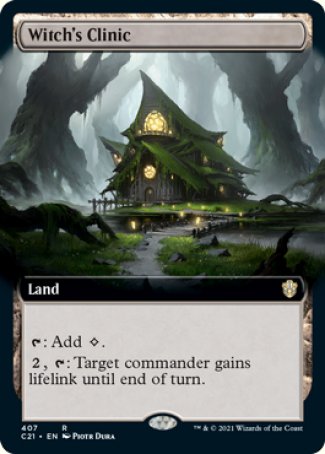 Witch's Clinic proxy card MTG Commander 2021