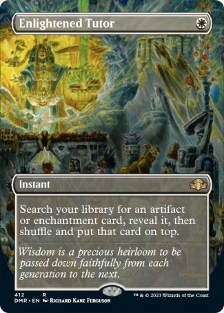 Enlightened Tutor proxy card MTG Dominaria Remastered