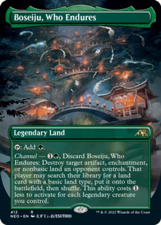 Boseiju, Who Endures proxy card MTG Kamigawa: Neon Dynasty