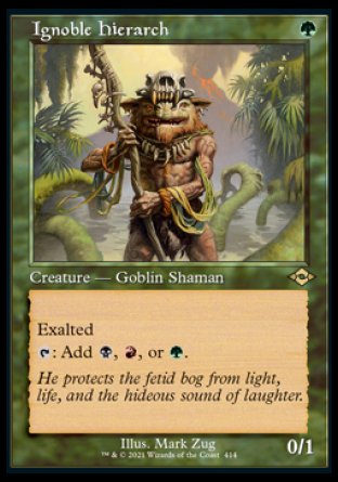 Ignoble Hierarch proxy card MTG Modern Horizons 2
