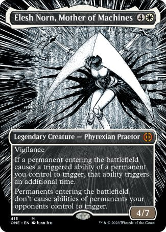 Elesh Norn, Mother of Machines proxy card MTG Phyrexia: All Will Be One