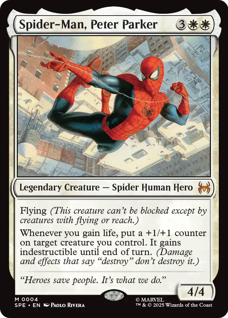 Spider-Man, Peter Parker MTG proxy card