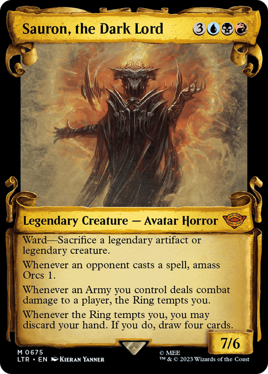 Sauron, the Dark Lord MTG proxy card
