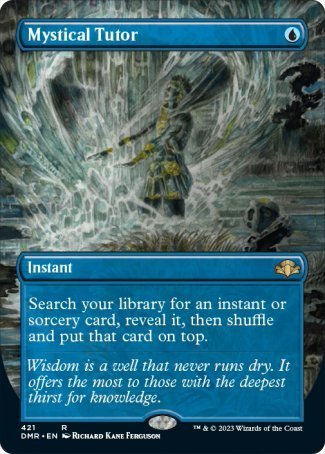 Mystical Tutor proxy card MTG Dominaria Remastered