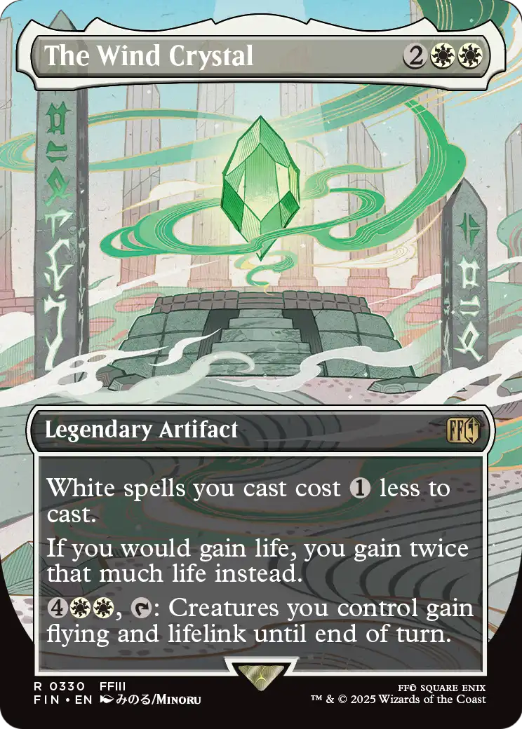 The Wind Crystal MTG proxy card