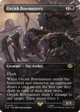 Orcish Bowmasters proxy card MTG The Lord of the Rings: Tales of Middle-earth