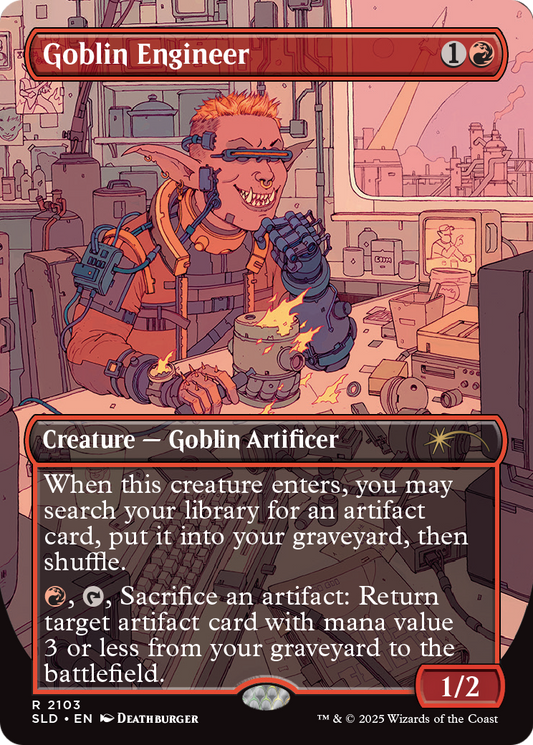 Goblin Engineer MTG proxy card