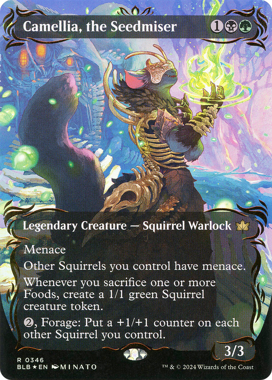 Camellia, the Seedmiser MTG proxy card