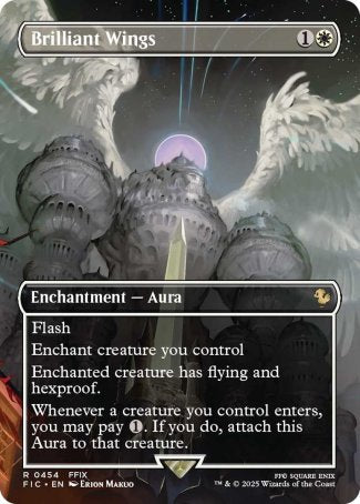 Brilliant Wings proxy card MTG Final Fantasy Commander