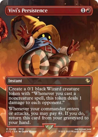 Vivi's Persistence proxy card MTG Final Fantasy Commander