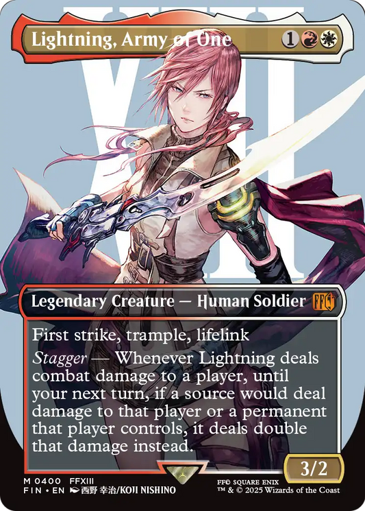 Lightning, Army of One MTG proxy card