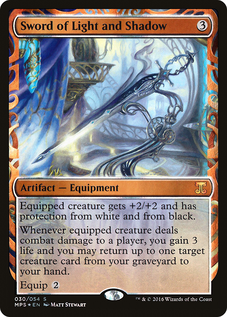 Sword of Light and Shadow MTG proxy card