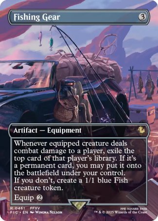 Fishing Gear proxy card MTG Final Fantasy Commander