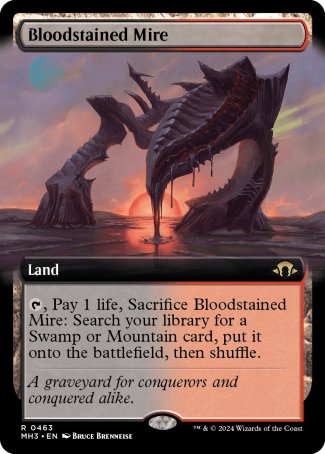 Bloodstained Mire proxy card MTG Modern Horizons 3