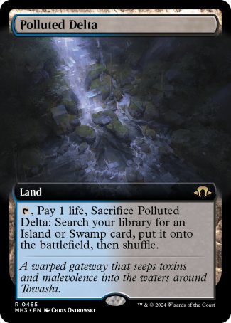 Polluted Delta proxy card MTG Modern Horizons 3