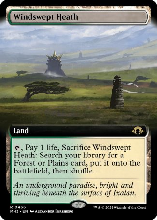 Windswept Heath proxy card MTG Modern Horizons 3