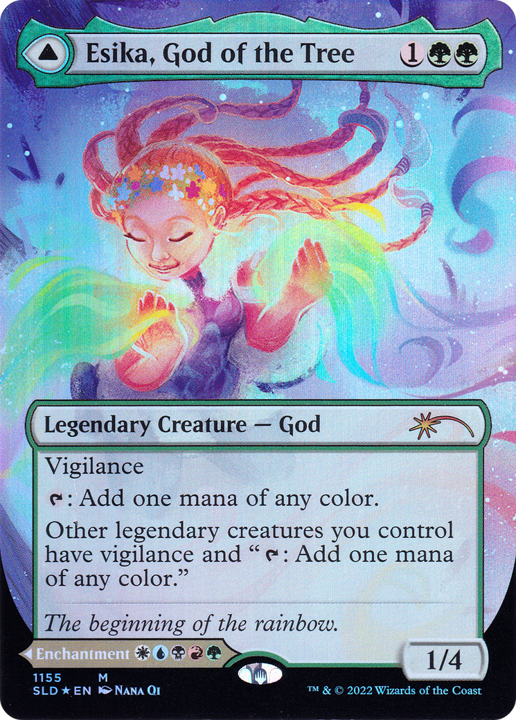 Esika, God of the Tree // The Prismatic Bridge MTG proxy card