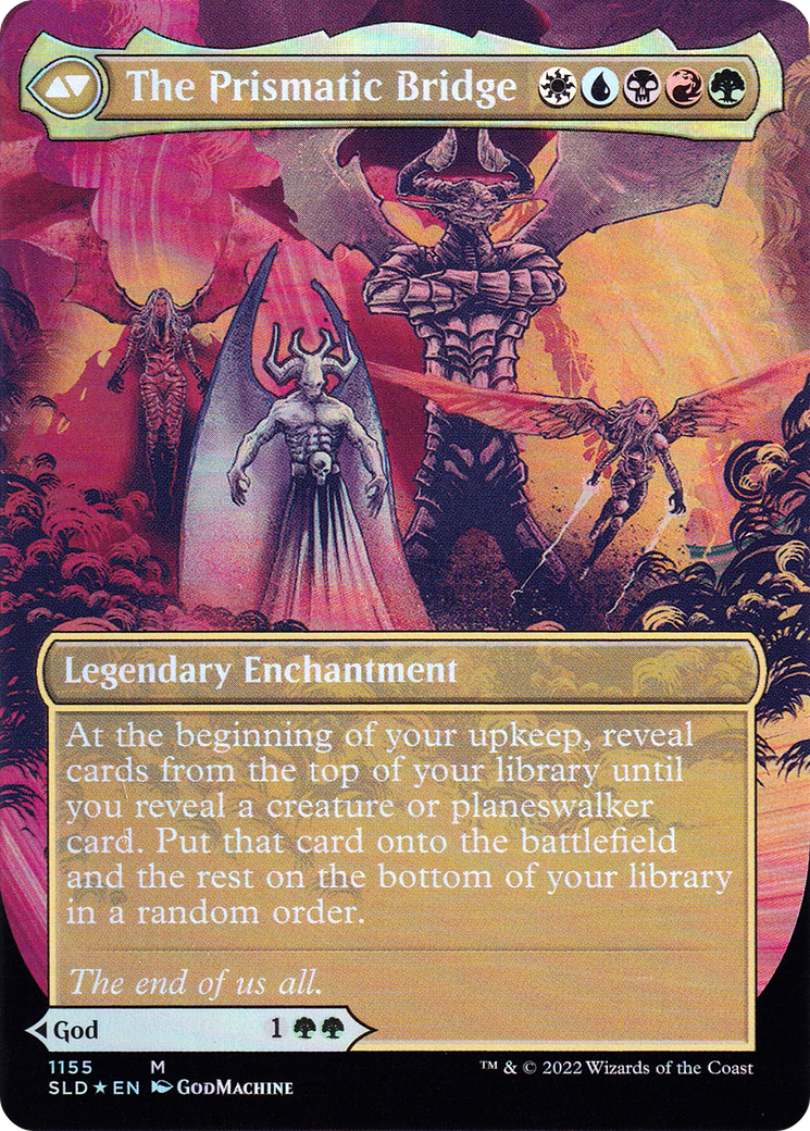 The Prismatic Bridge - back face MTG proxy card