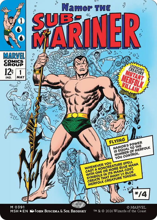 Namor the Sub-Mariner MTG proxy card