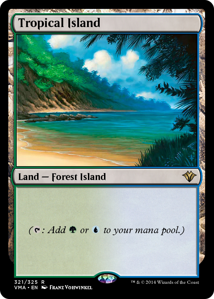 Tropical Island MTG proxy card