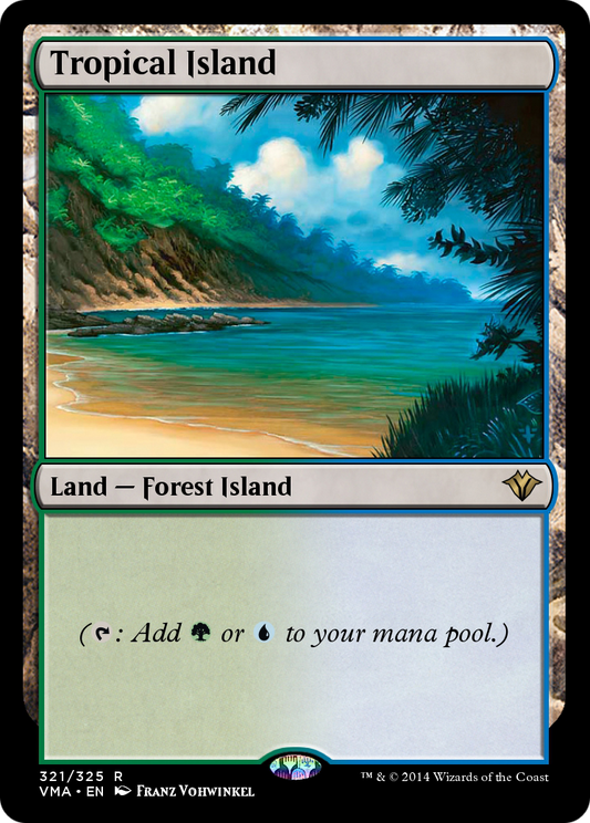 Tropical Island MTG proxy card