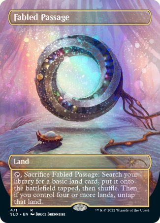 Fabled Passage proxy card MTG Secret Lair Drop