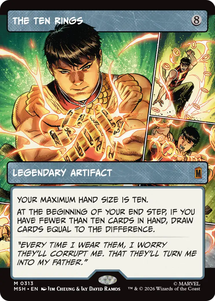 The Ten Rings MTG proxy card
